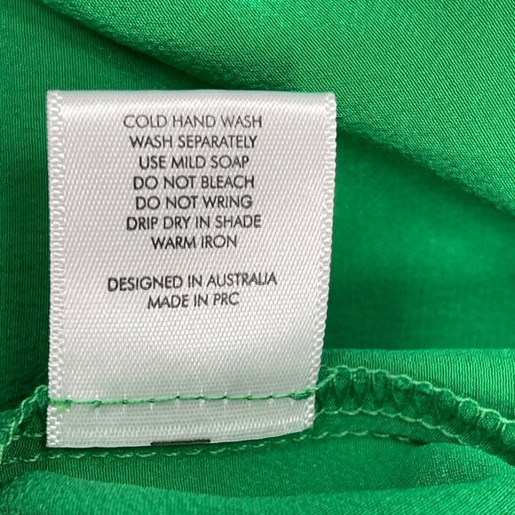 Ginia RTW 100% Silk Camisole, Kelly Green - NWT - Picture 4 of 6